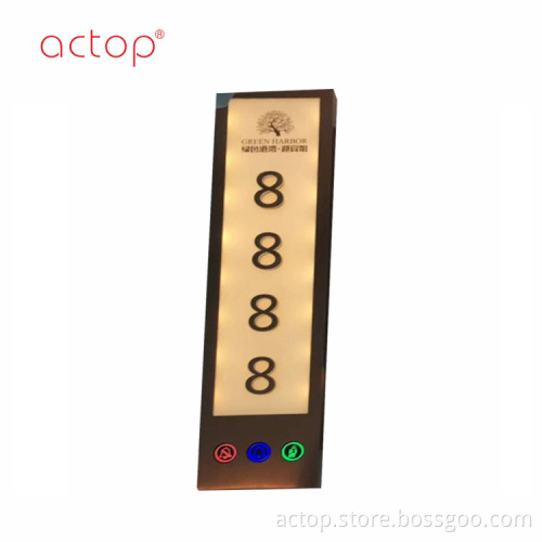 Hotel smart electronic doorplate LED backlight doorplate